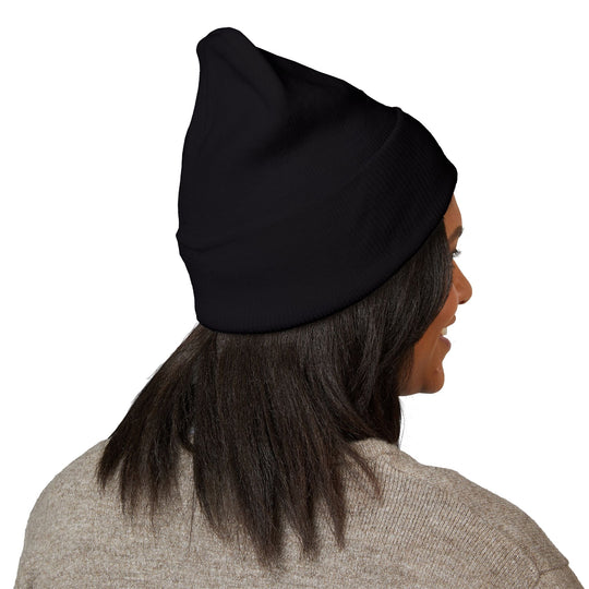 Embroidered Pet Cuffed Beanie Cozy Winter Hat for Pet Lovers