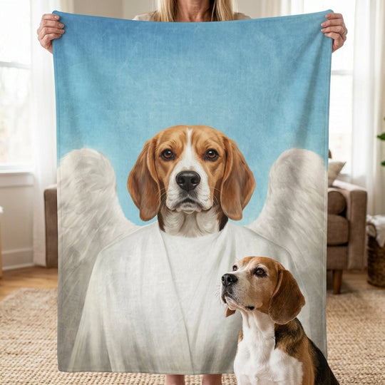Custom Pet The Angel Blanket