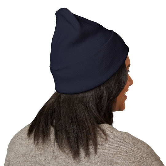 Embroidered Pet Cuffed Beanie Cozy Winter Hat for Pet Lovers