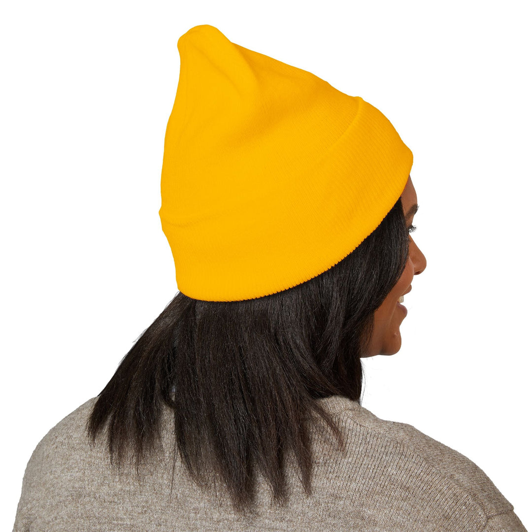 Embroidered Pet Cuffed Beanie Cozy Winter Hat for Pet Lovers