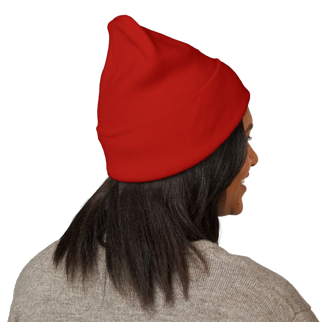 Embroidered Pet Cuffed Beanie Cozy Winter Hat for Pet Lovers