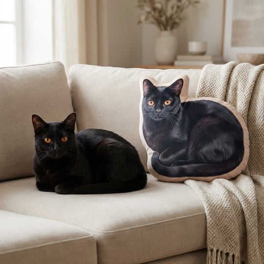 Custom Pet Shaped Pillow That Looks Like Your Pet