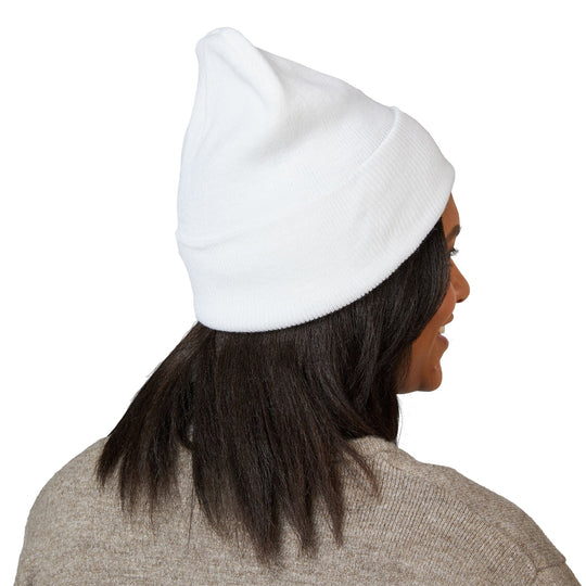 Embroidered Pet Cuffed Beanie Cozy Winter Hat for Pet Lovers