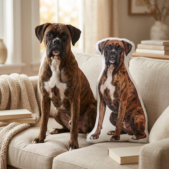 Dog Shaped Pillow Custom From Photo
