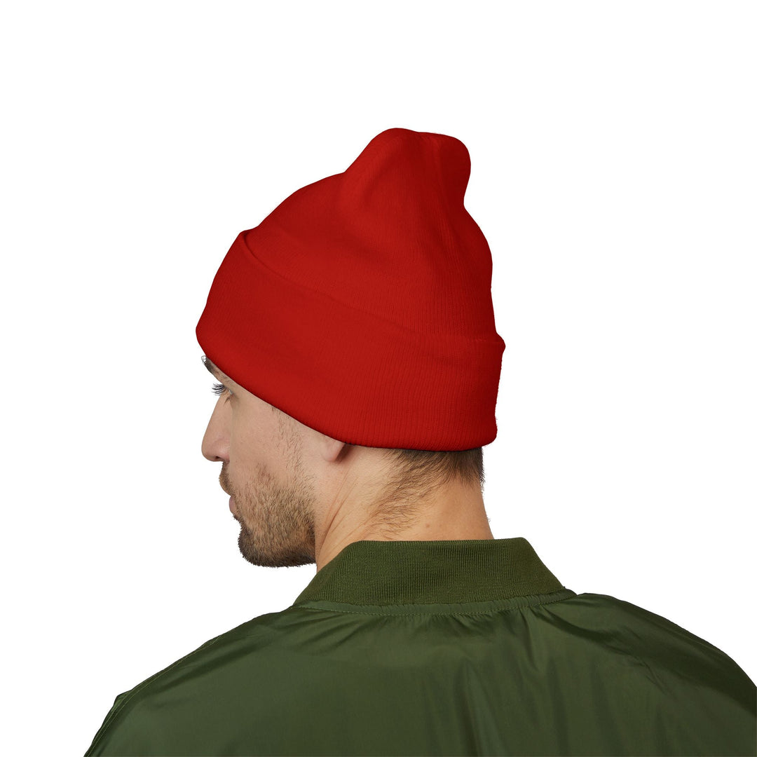 Embroidered Pet Cuffed Beanie Cozy Winter Hat for Pet Lovers