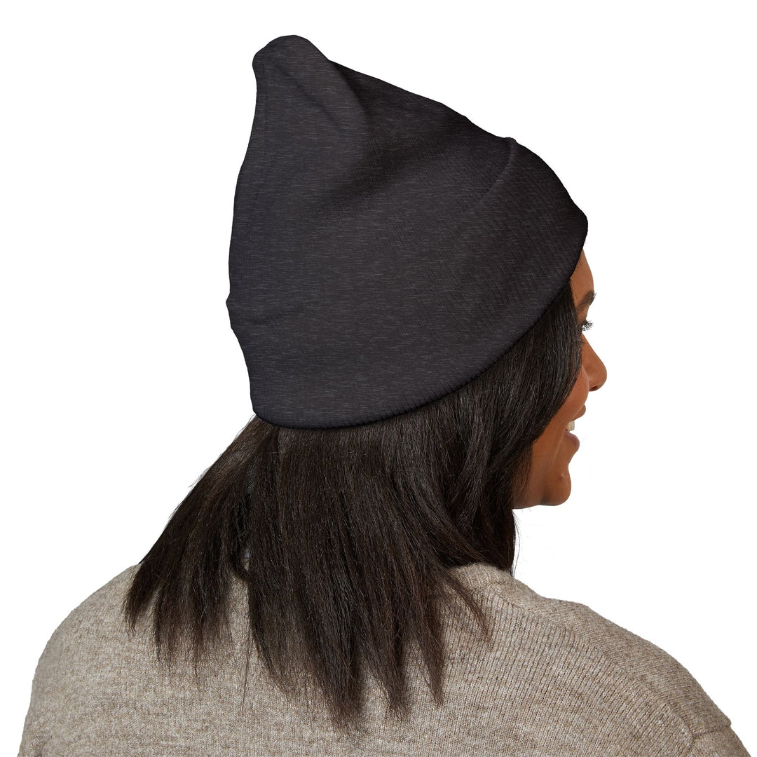 Embroidered Pet Cuffed Beanie Cozy Winter Hat for Pet Lovers