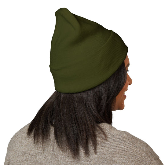 Embroidered Pet Cuffed Beanie Cozy Winter Hat for Pet Lovers