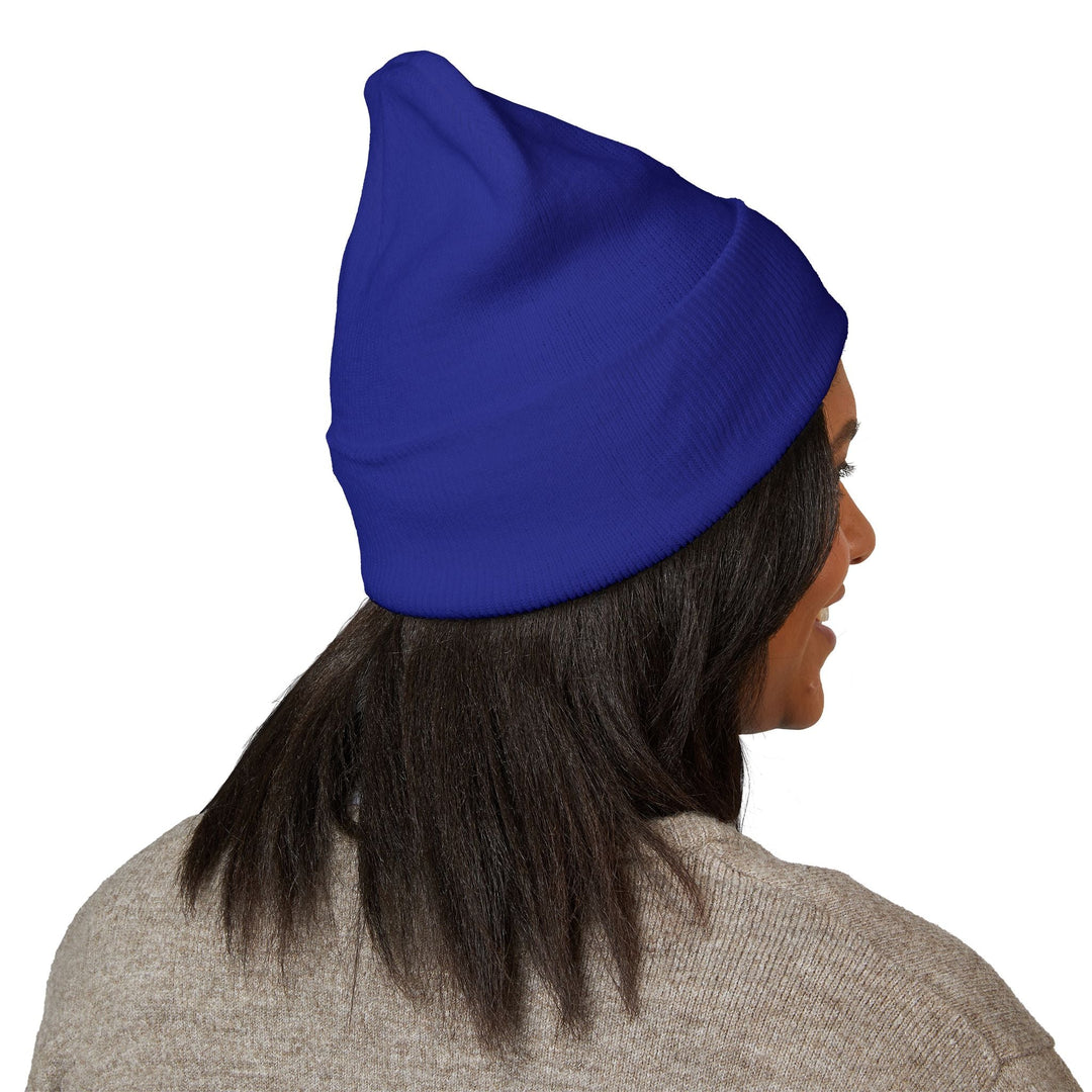Embroidered Pet Cuffed Beanie Cozy Winter Hat for Pet Lovers