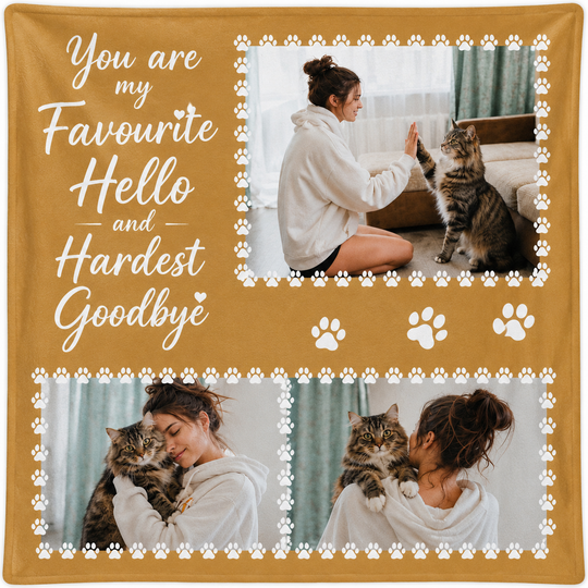 Custom Pet Memorial Blanket