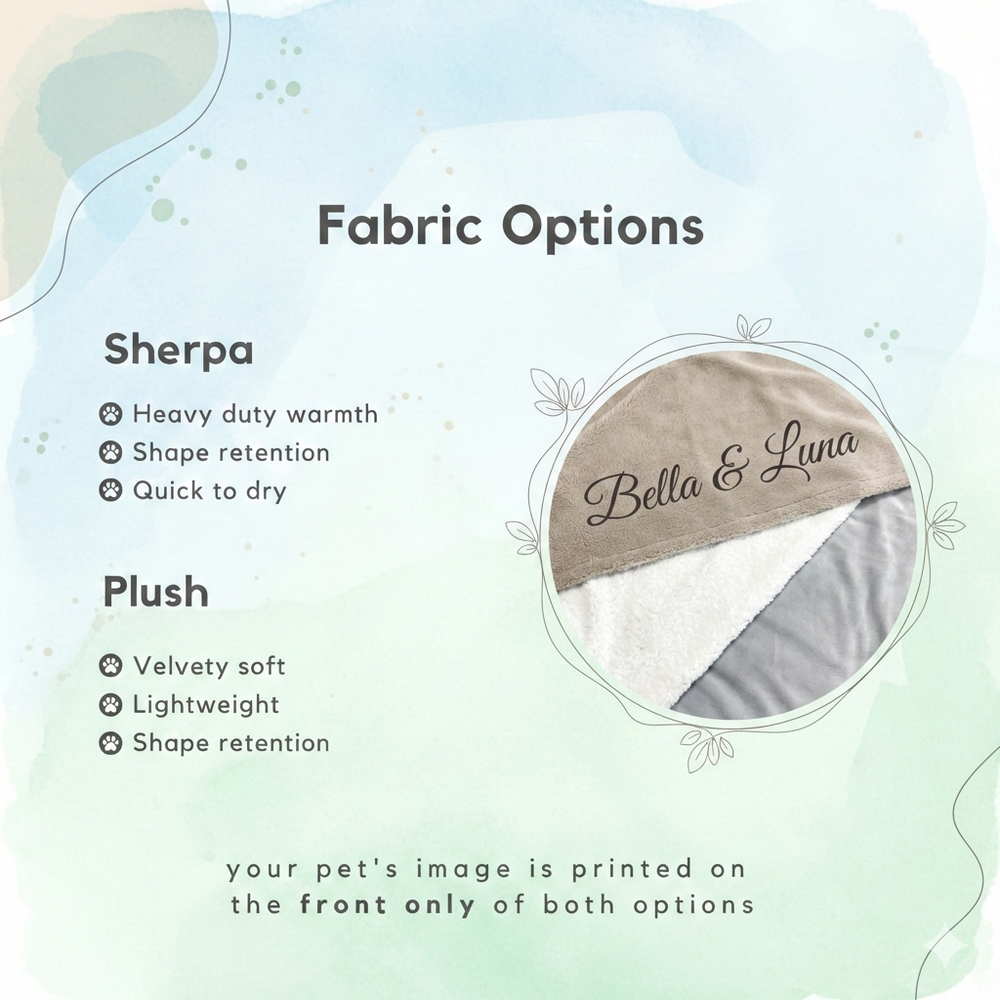 Custom Pet The Royal Couple Blanket