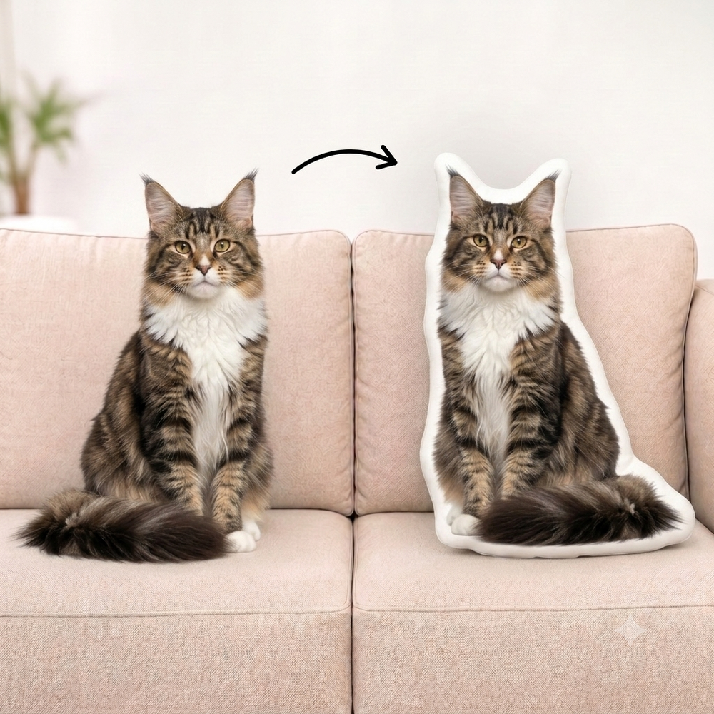 Custom Pet Pillow That Looks Like Your Pet