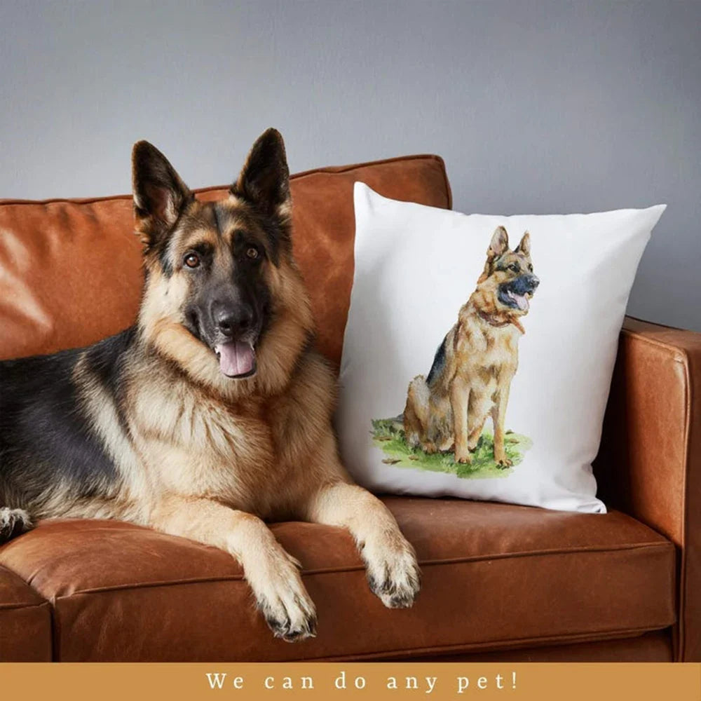 Custom Pet Photo Pillow | Personalized Dog &amp; Cat Picture Pillow Gift