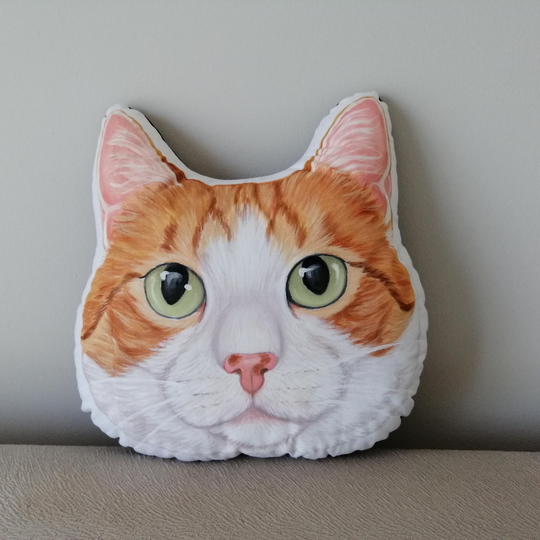 Custom Pet Face Pillow from Your Pet Photo